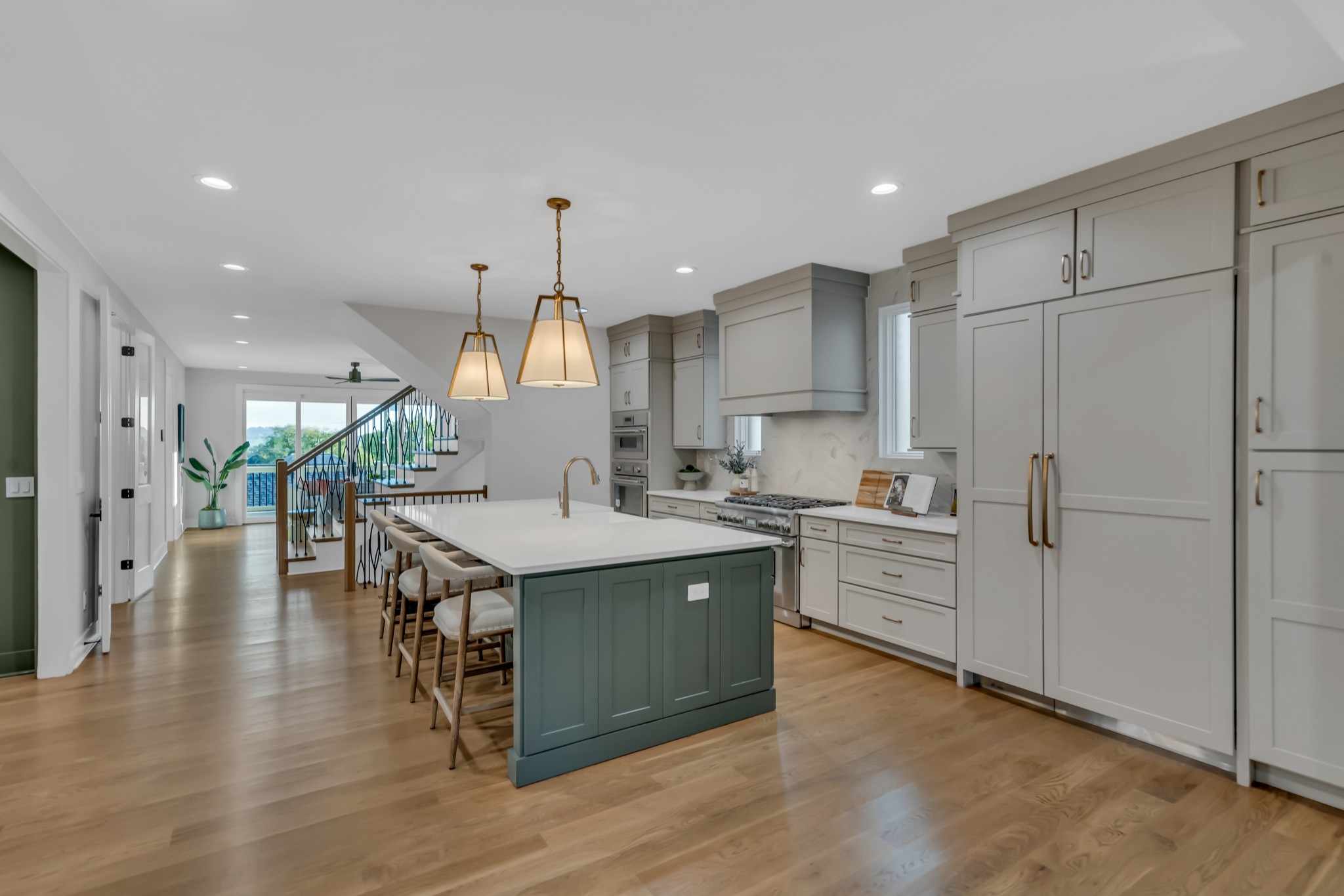 Epicurean Kitchen & Central Stair